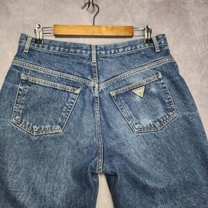 Vintage 90s Guess Jeans Mens 32x30 Blue Medium Wash Relaxed Straight AST075 30